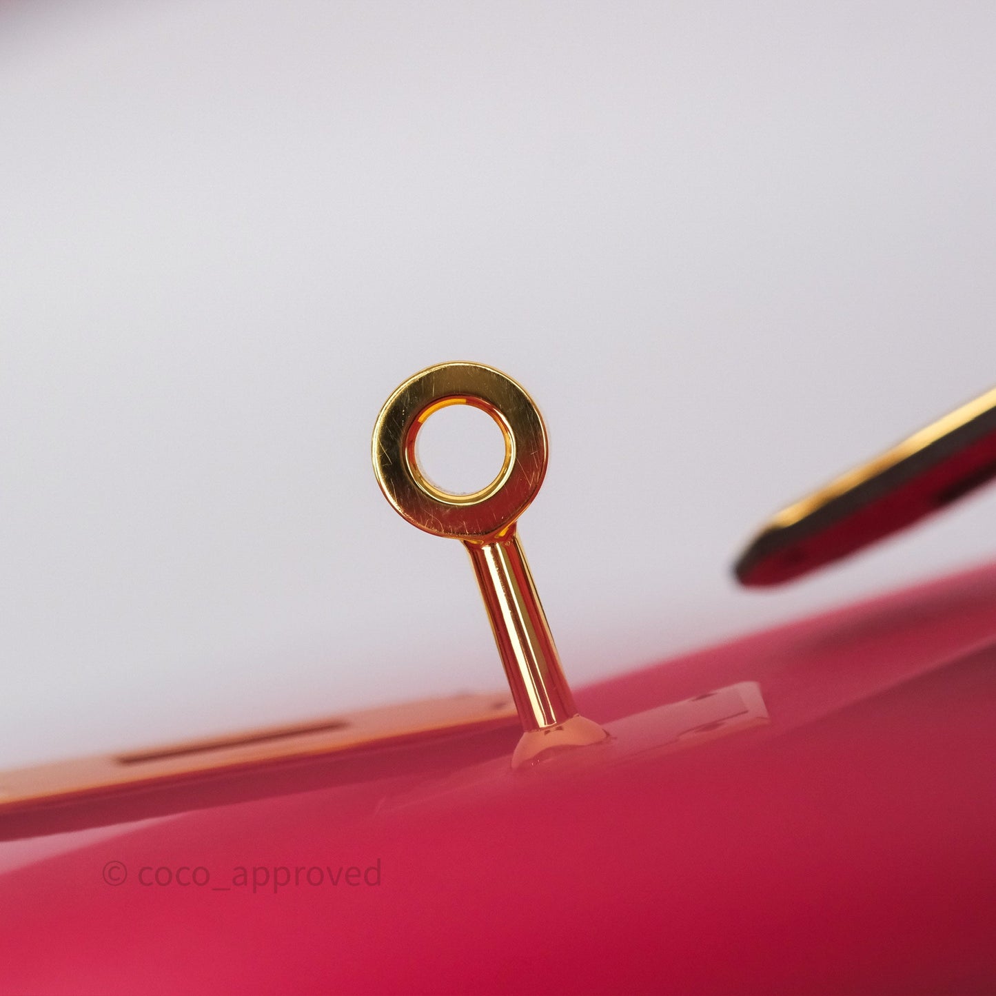 Hermès Birkin Retourne 30 Rose Extreme I6 Epsom Gold Hardware