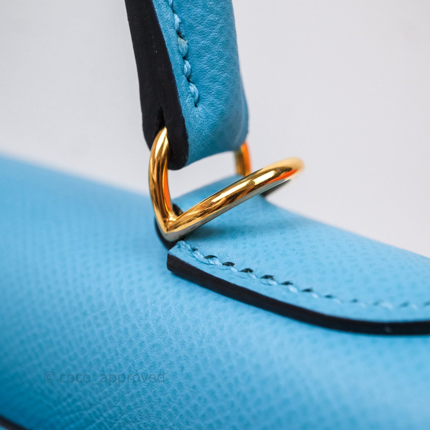 Hermès Kelly 28 Bleu du Nord P3 Epsom Gold Hardware