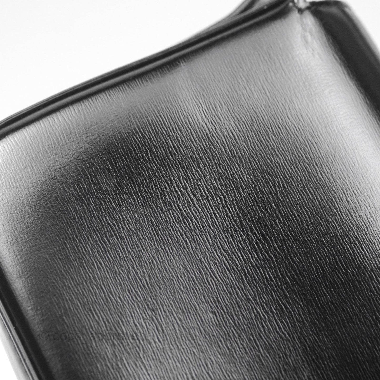 Celine Triomphe Shoulder Bag Black Calfskin
