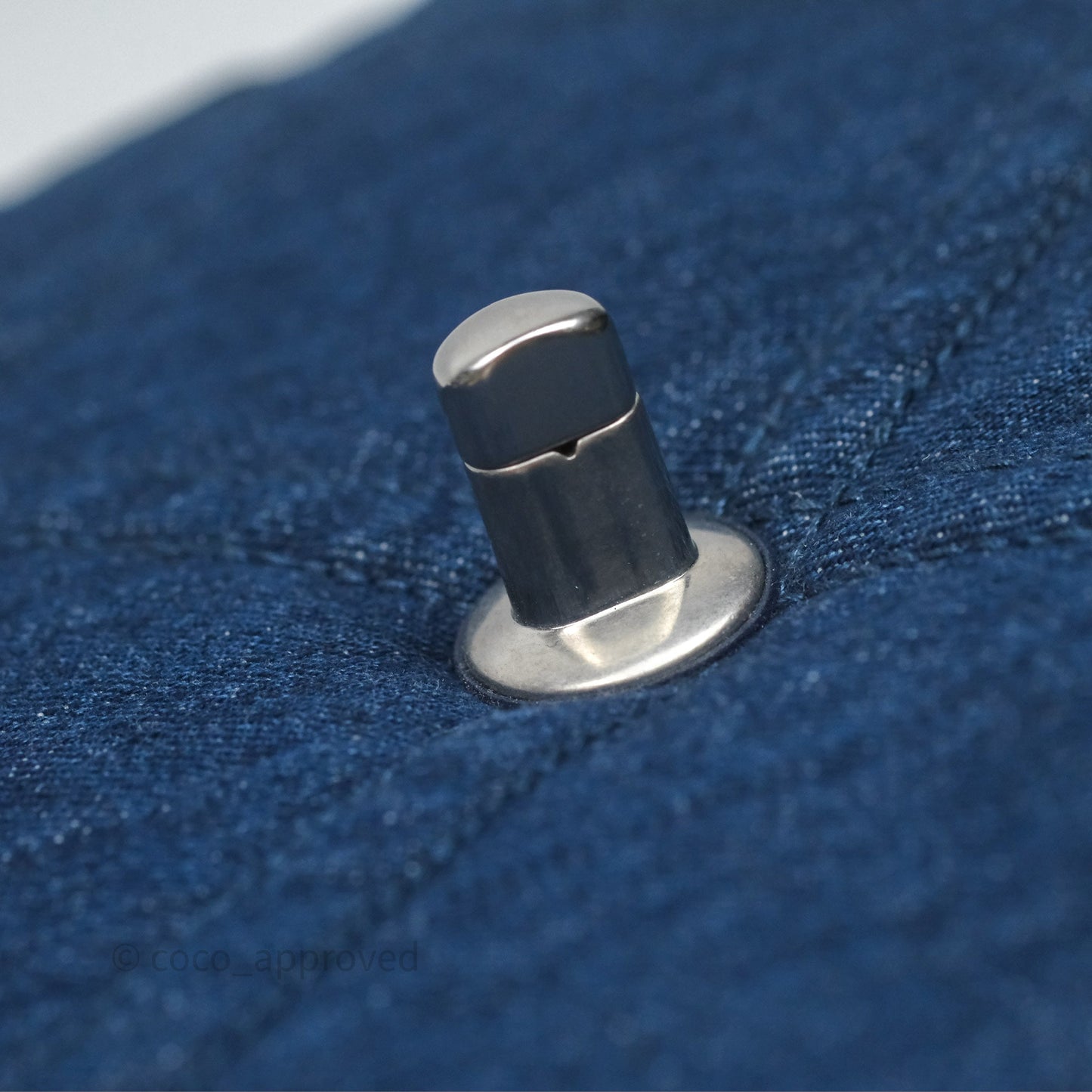 Chanel 19 Small Denim Fabric Mixed Hardware 22P