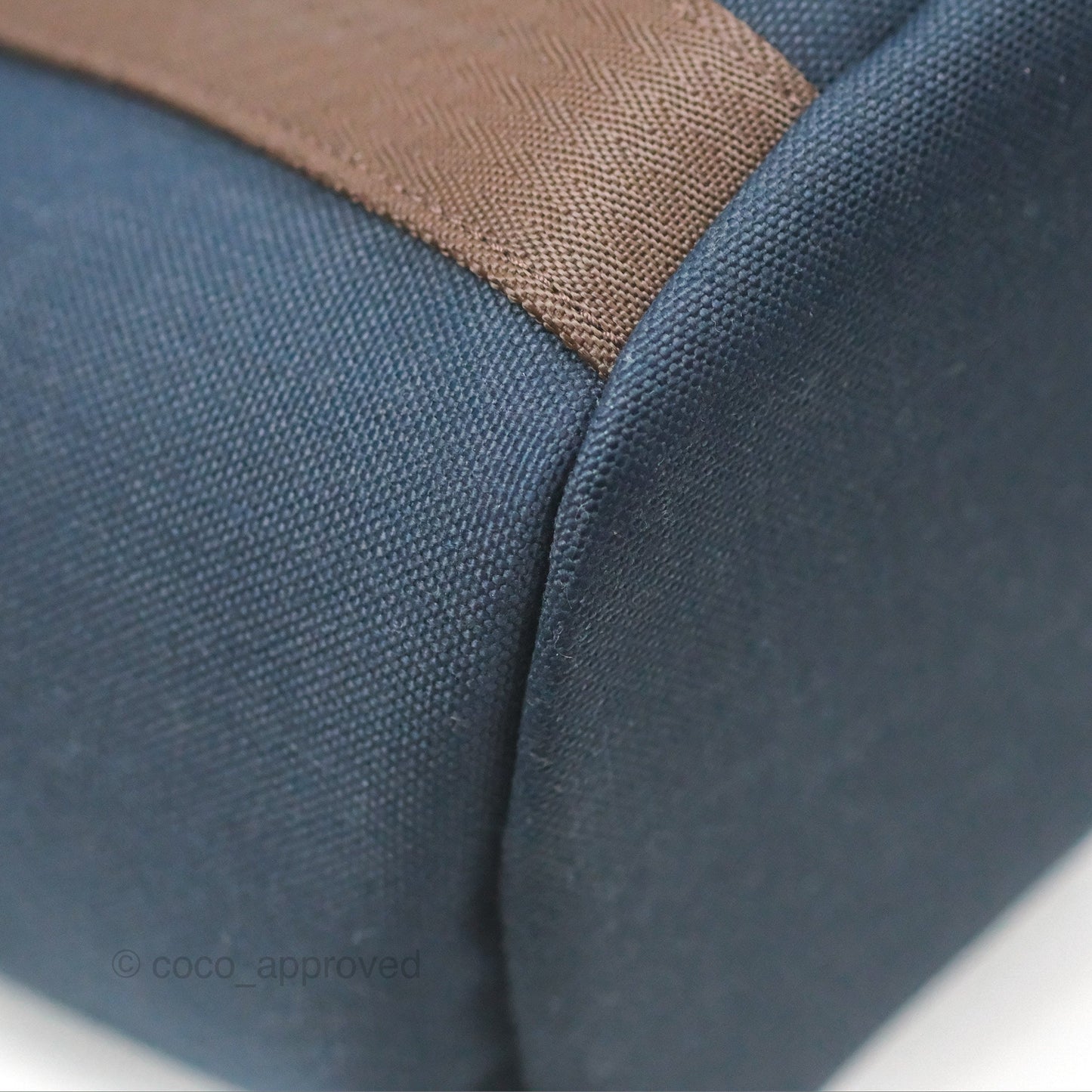 Hermes The Grooming Bag Bleu Navy / Feu