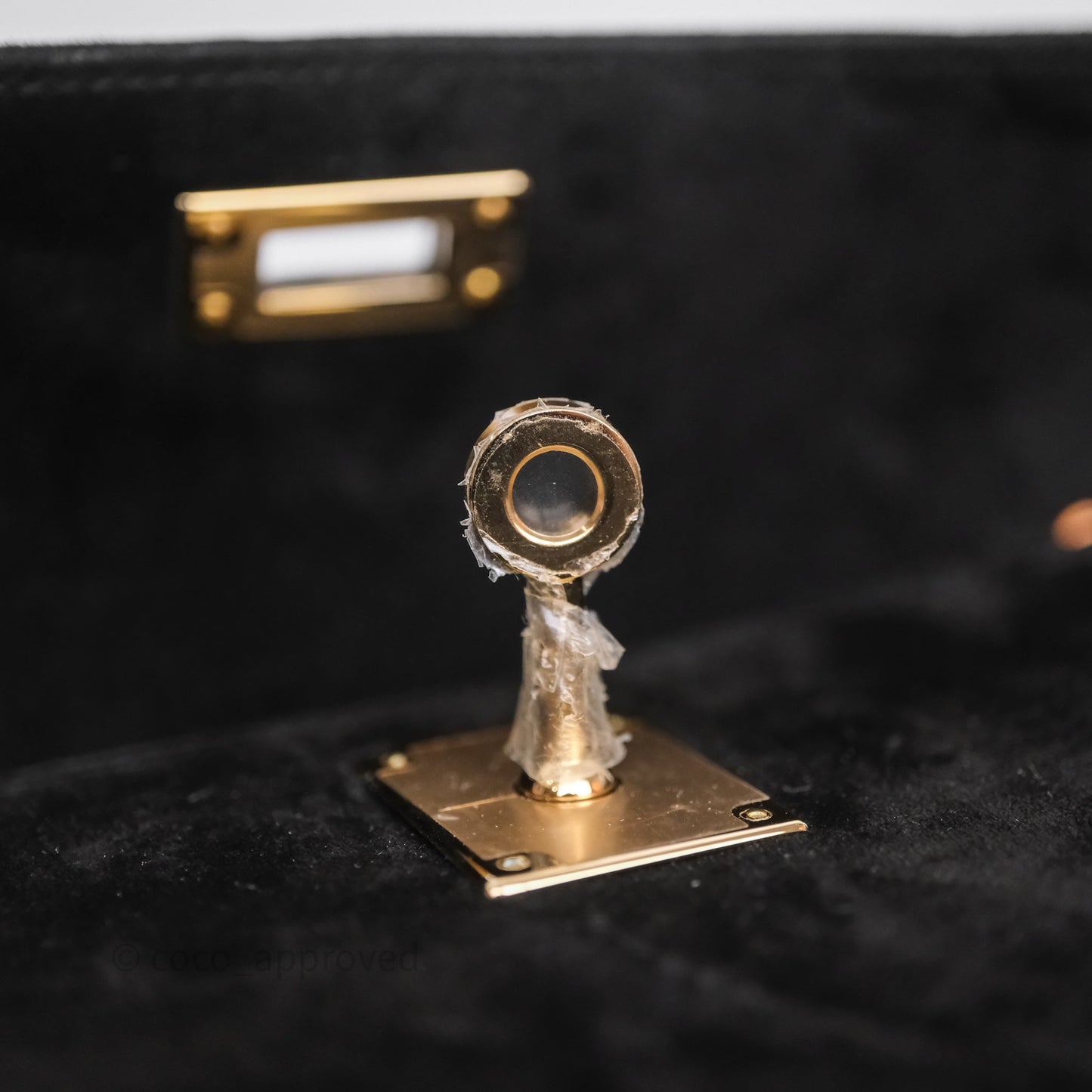Hermès Kelly Elan Black Noir 89 Doblis Gold Hardware