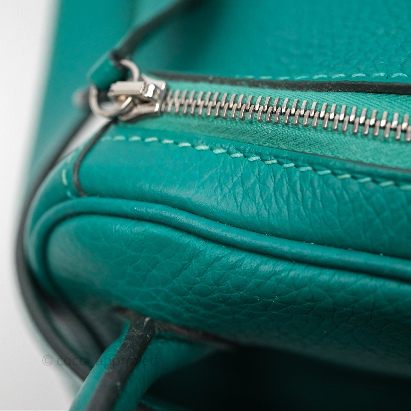 Hermès Lindy 26 Vert Verone U1 Clemence Palladium Hardware