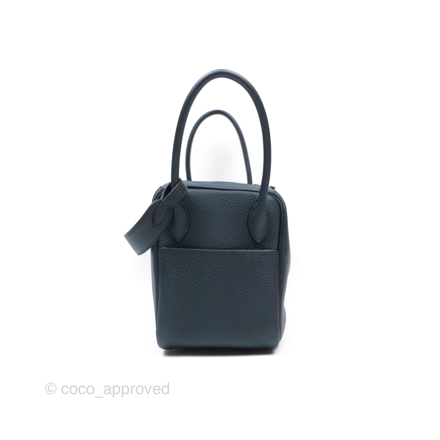Hermès Lindy 26 Vert Cypress 6O Clemence Gold Hardware