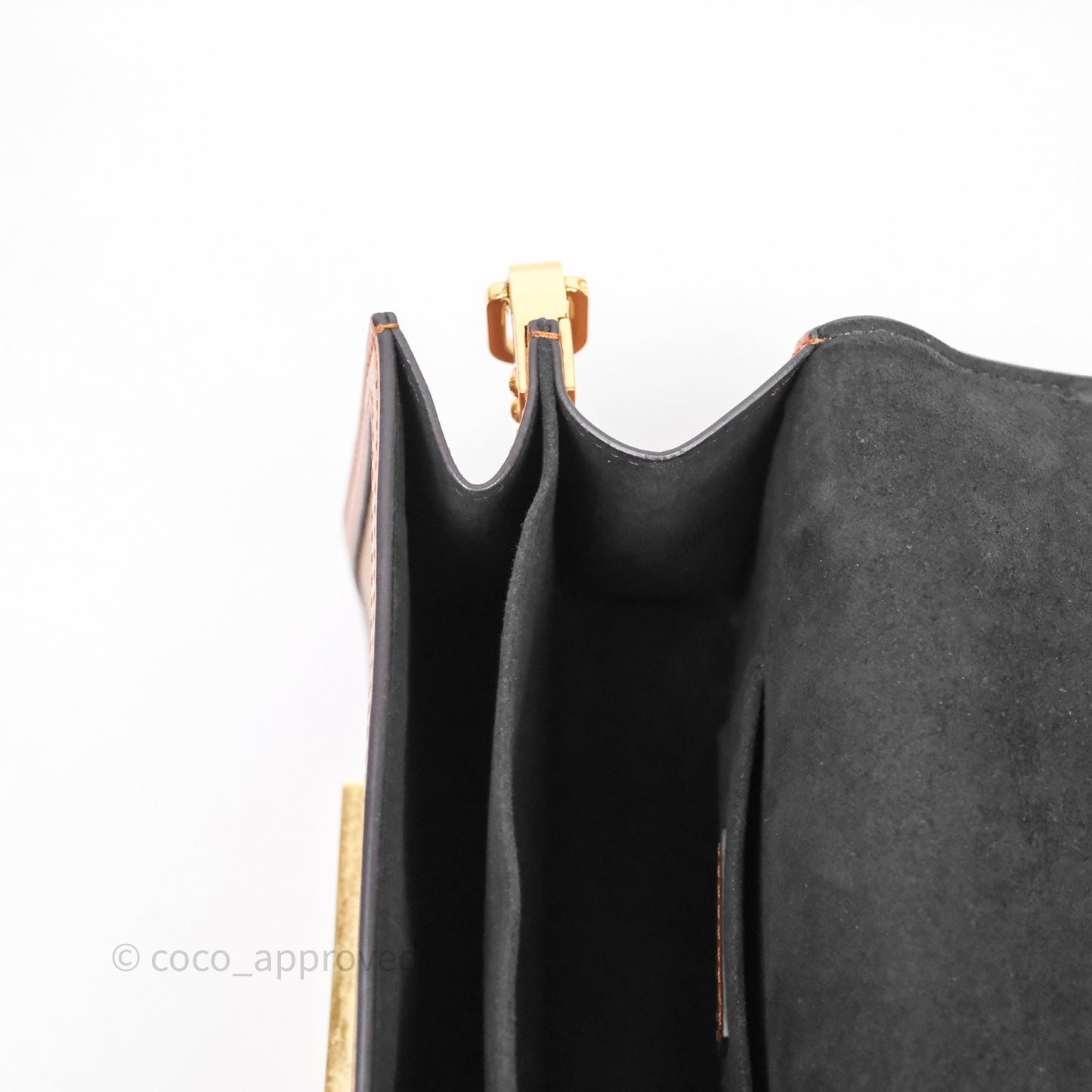 Louis Vuitton Mini Dauphine Monogram Tan Calfskin