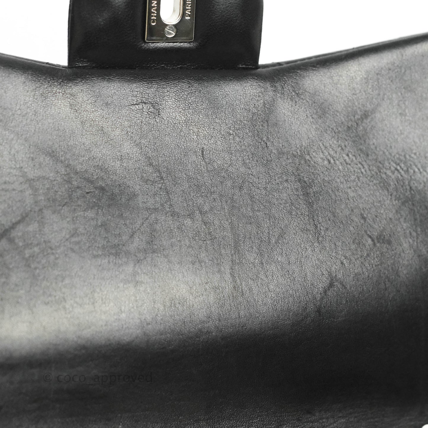 Chanel Jumbo Single Flap Black Lambskin Silver Hardware⁣⁣