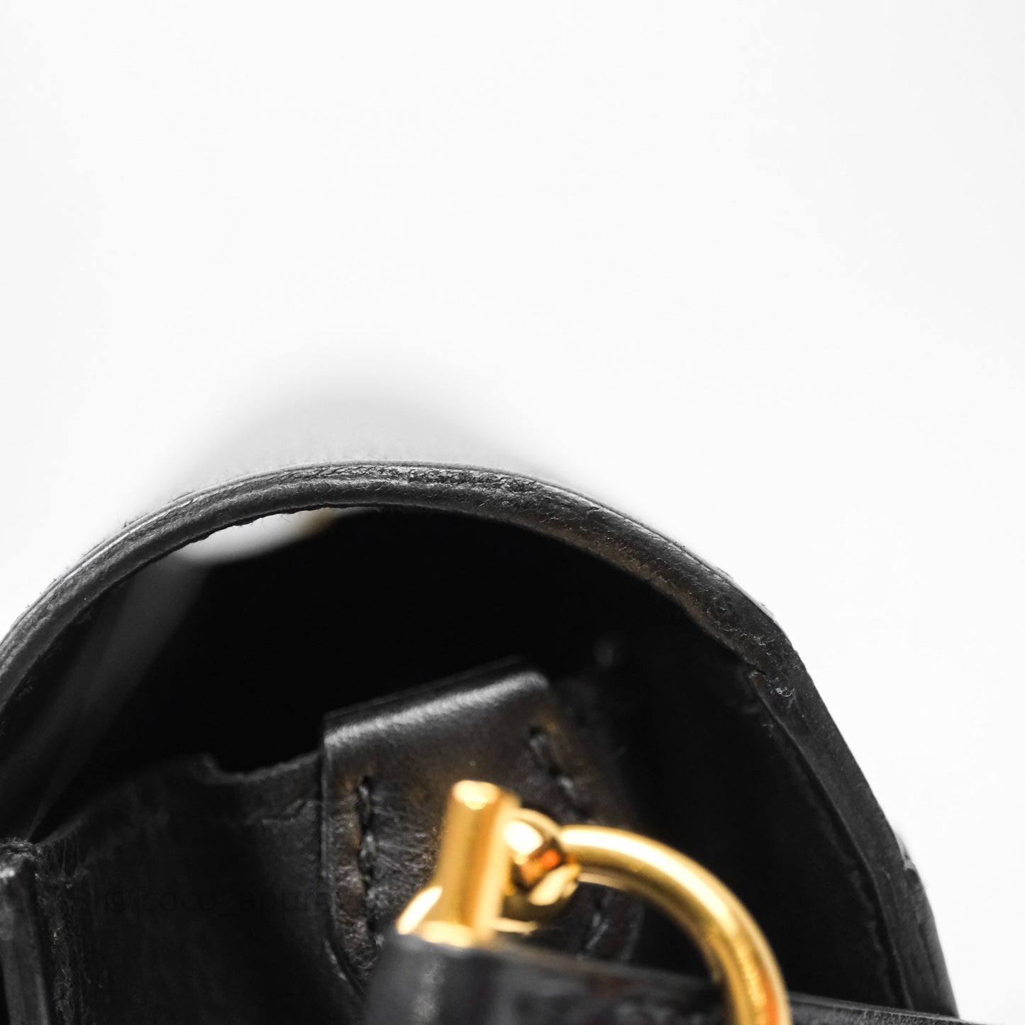 Hermès Roulis Mini 18 Black Veau Evergrain Gold Hardware