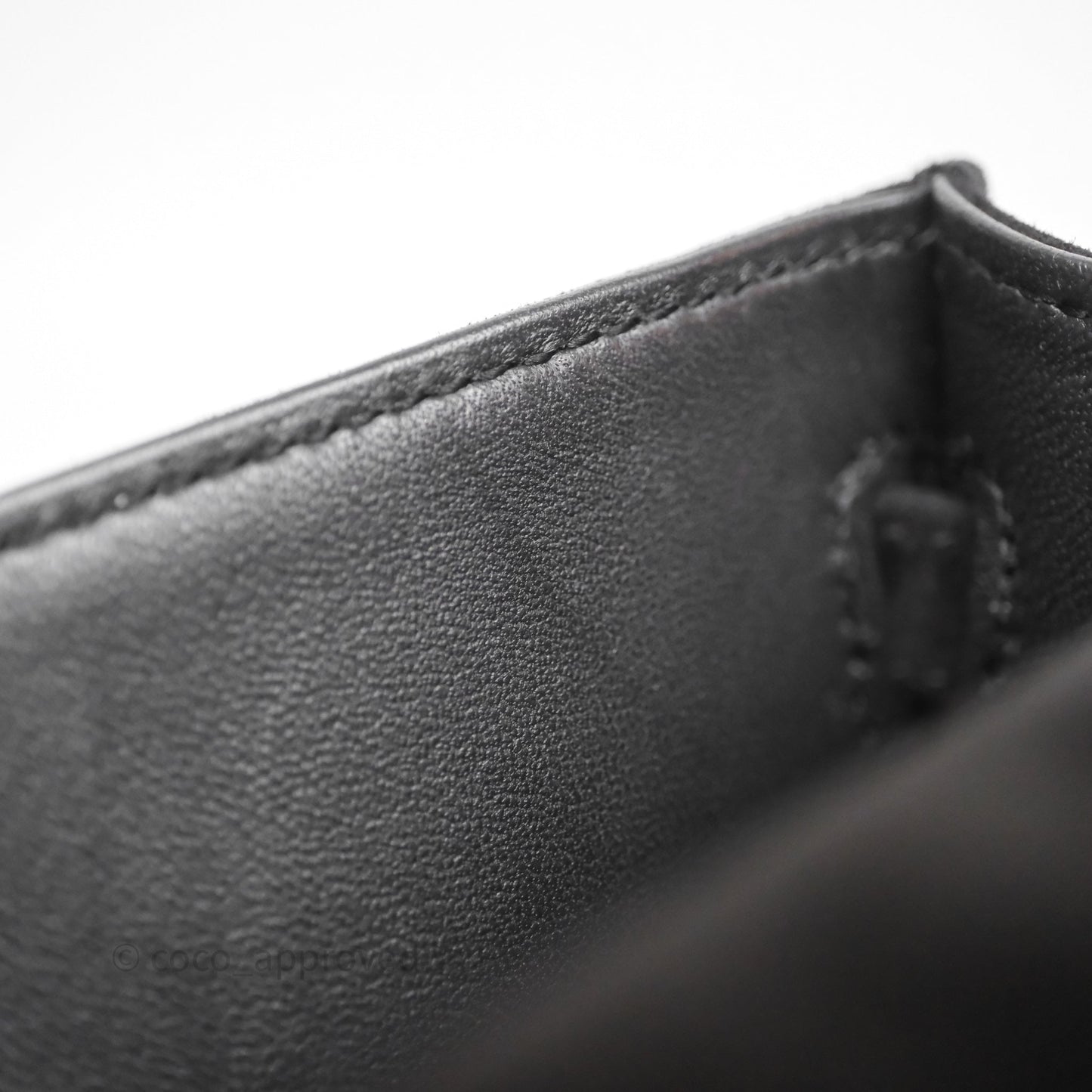 Hermès Kelly Elan Black Noir 89 Doblis Gold Hardware