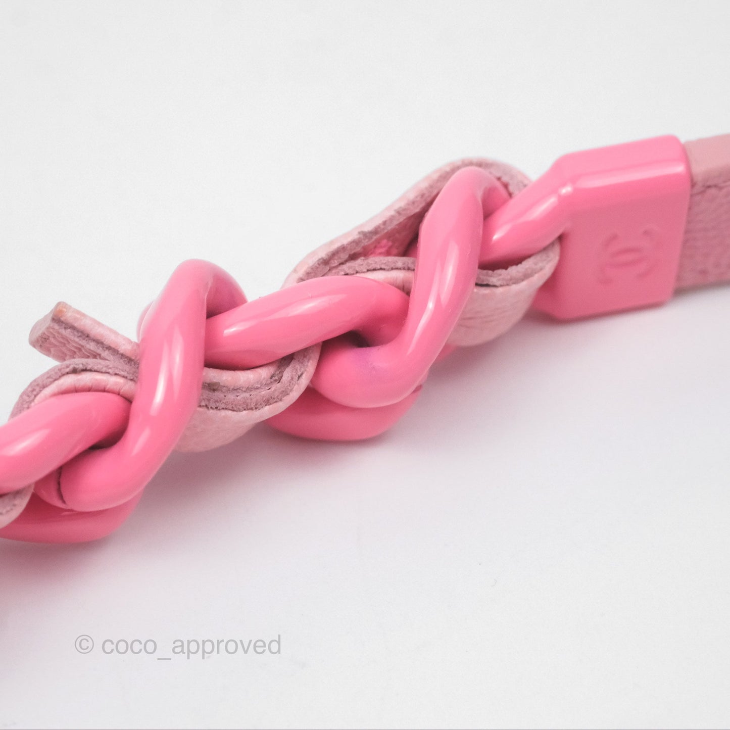 Chanel Mini Flap Bag Pink Ombre Caviar Pink Lacquered Metal Hardware 24C