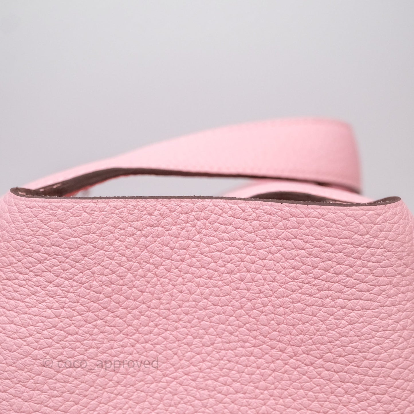 Hermès Picotin 18 Rose Sakura 3Q Clemence Palladium Hardware