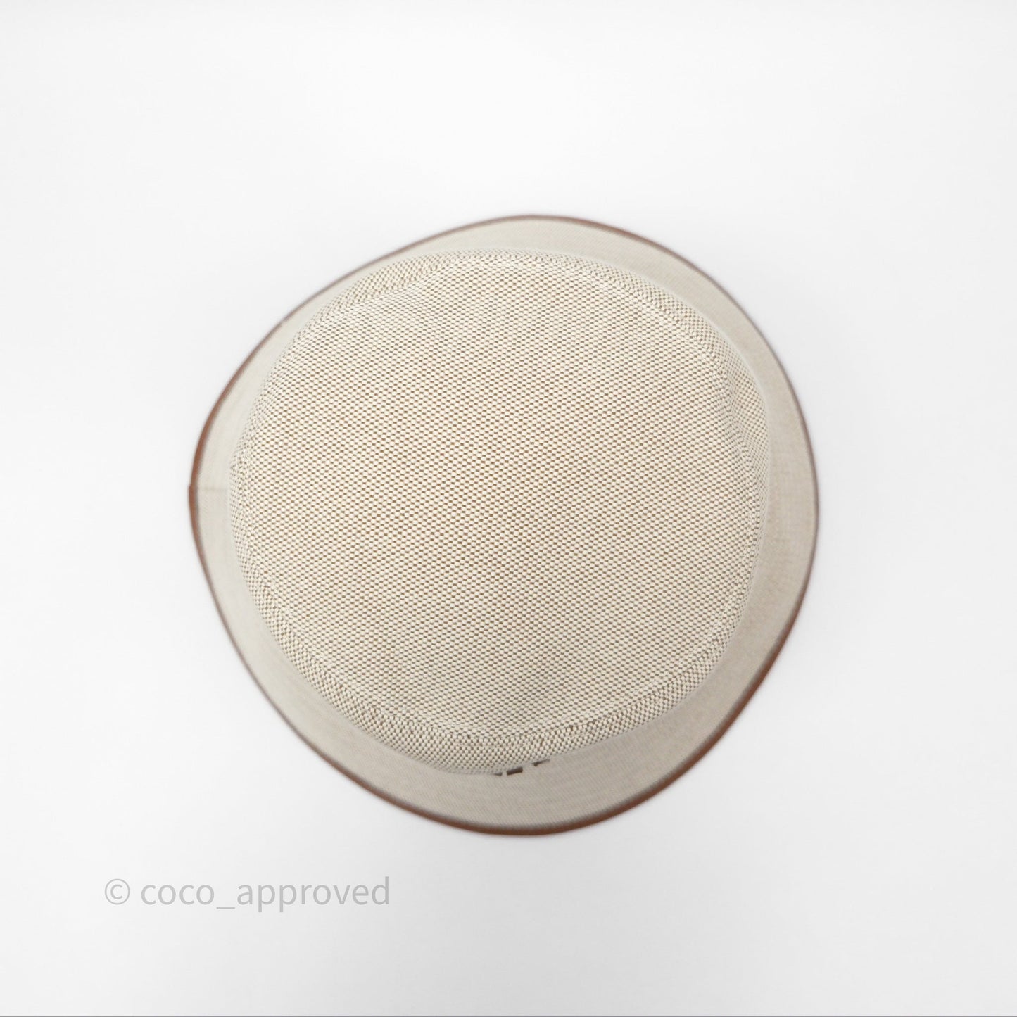 Miu Miu Bucket Hat Canvas Beige/ Brandy