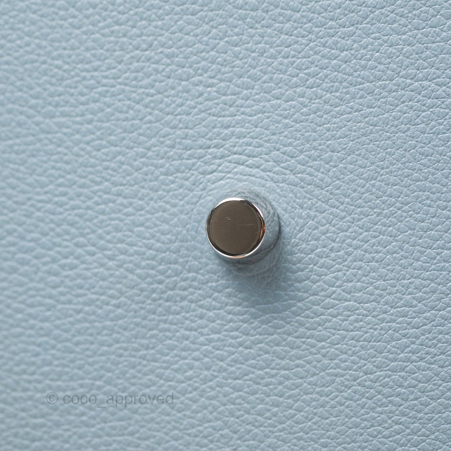 Hermès Lindy 26 Blue Lin Evercolor Palladium Hardware