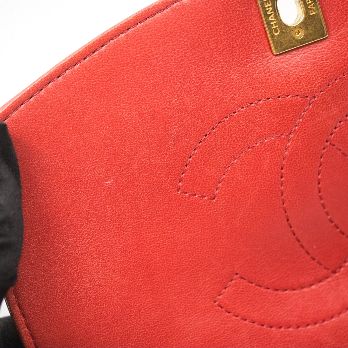 Chanel Diana Reissue Brick Red Gold Hardware