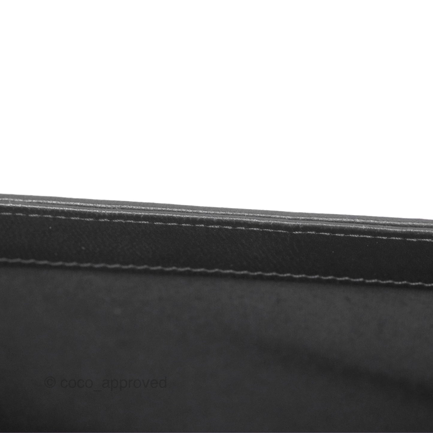 Chanel Quilted Medium Boy Black Lambskin Ruthenium Hardware