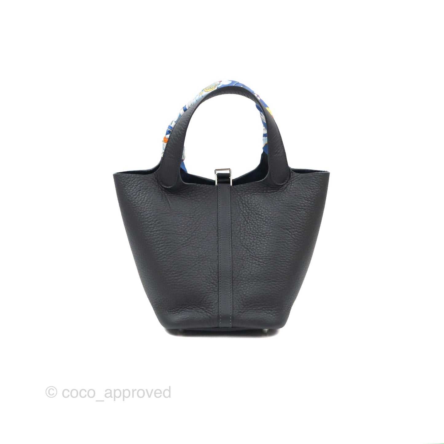 Hermès Picotin 18 Caban Clemence Palladium Hardware