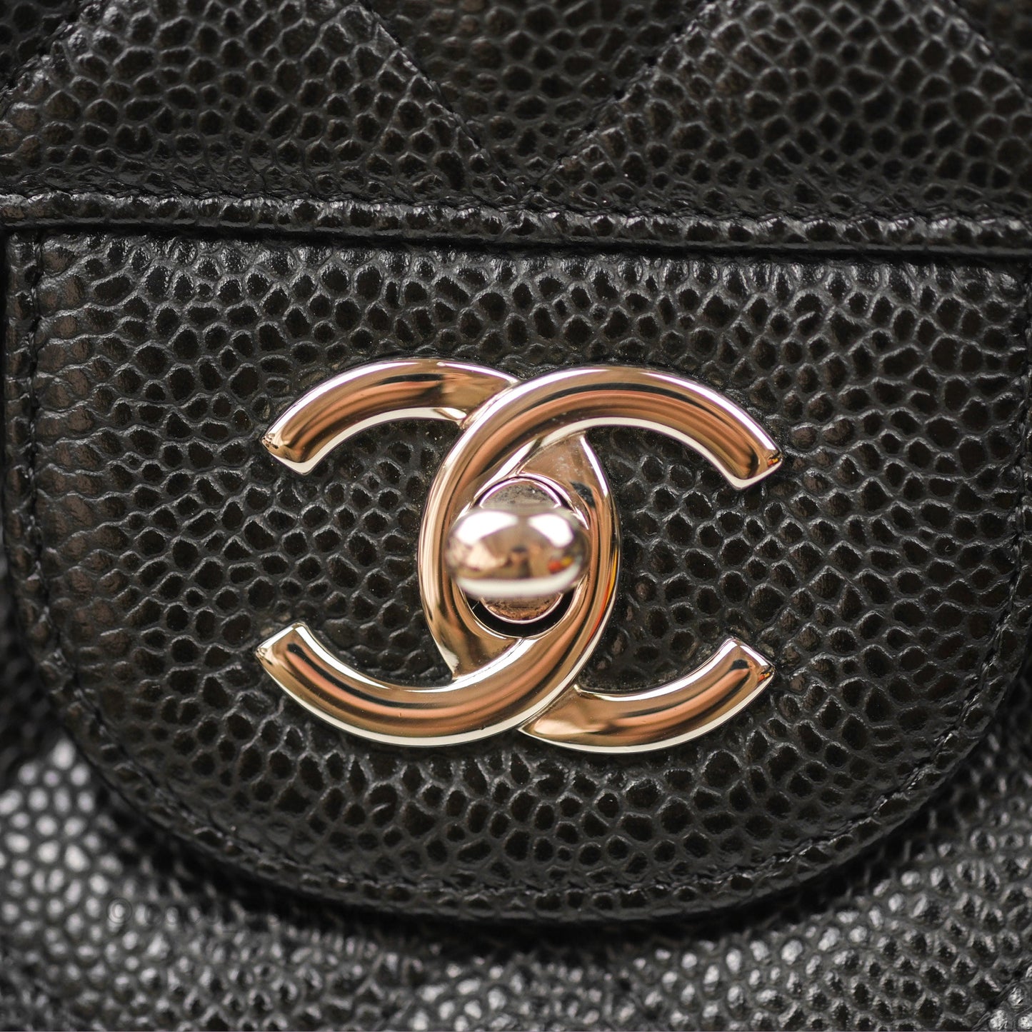 Chanel Jumbo Double Flap Black Caviar Silver Hardware⁣⁣