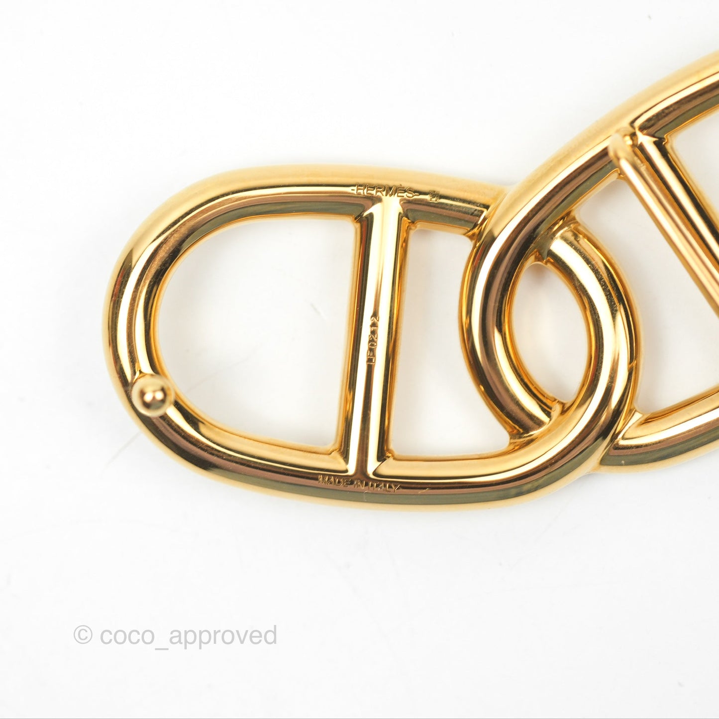 Escale Belt Buckle & Reversible Leather Strap