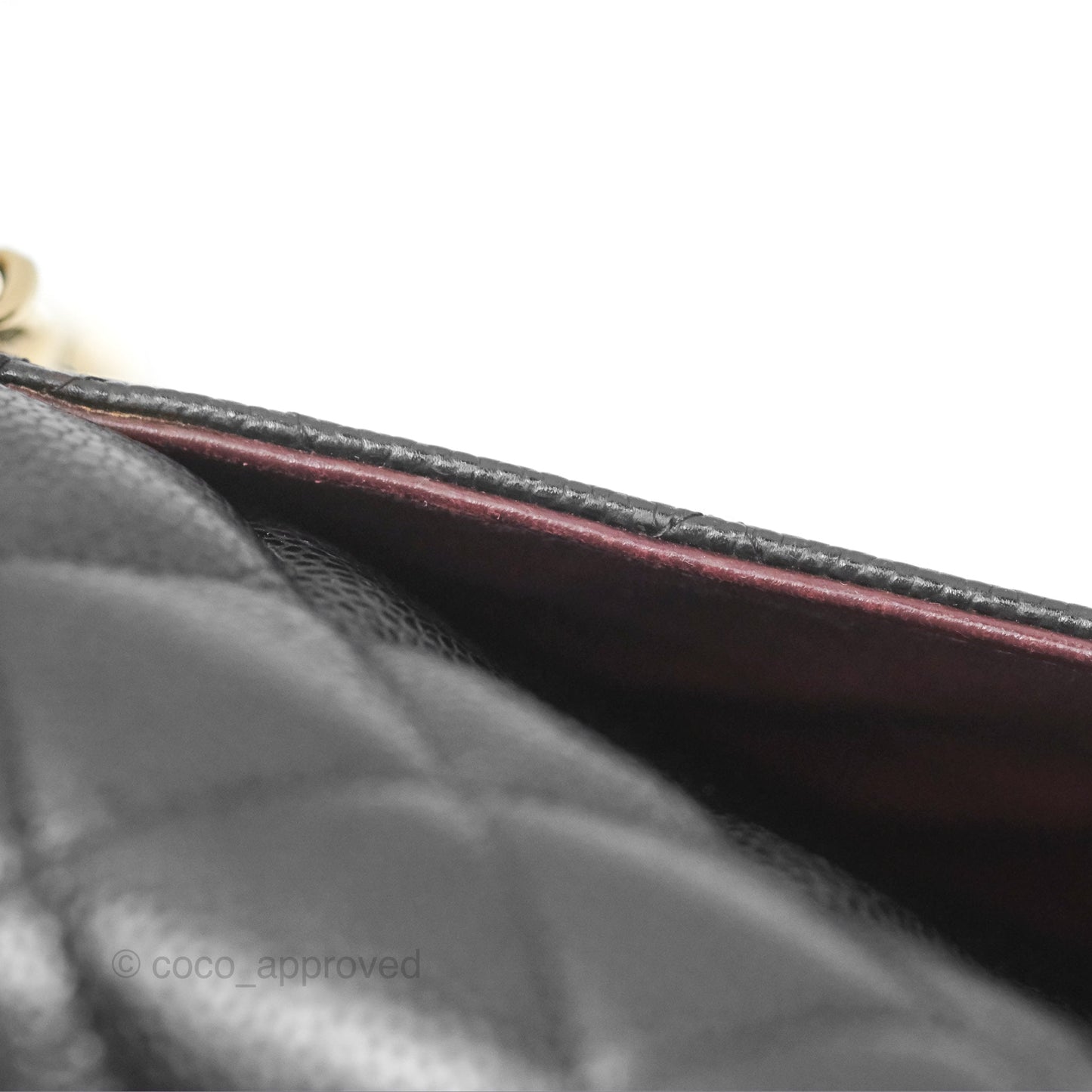 Chanel Jumbo Double Flap Quilted Black Caviar Gold Hardware⁣⁣
