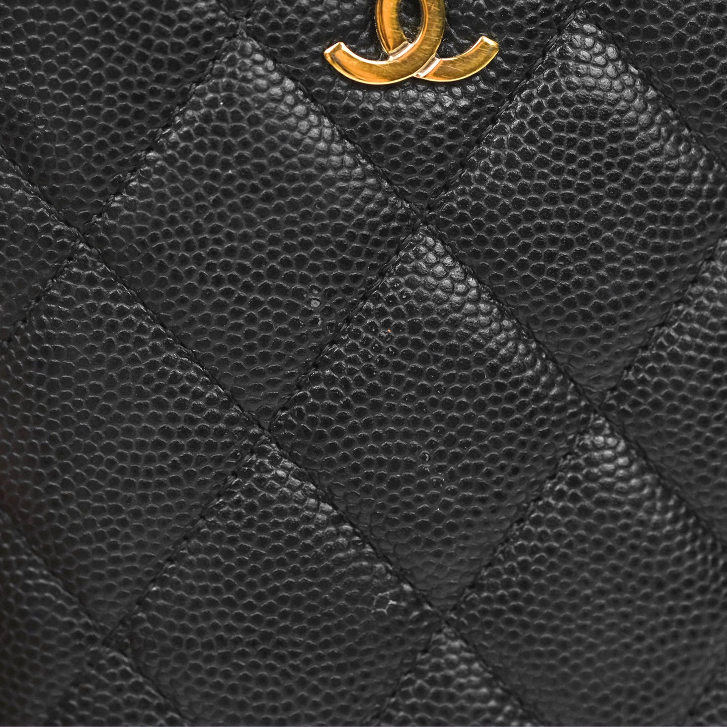 Chanel Classic Long Wallet Pouch Black Caviar