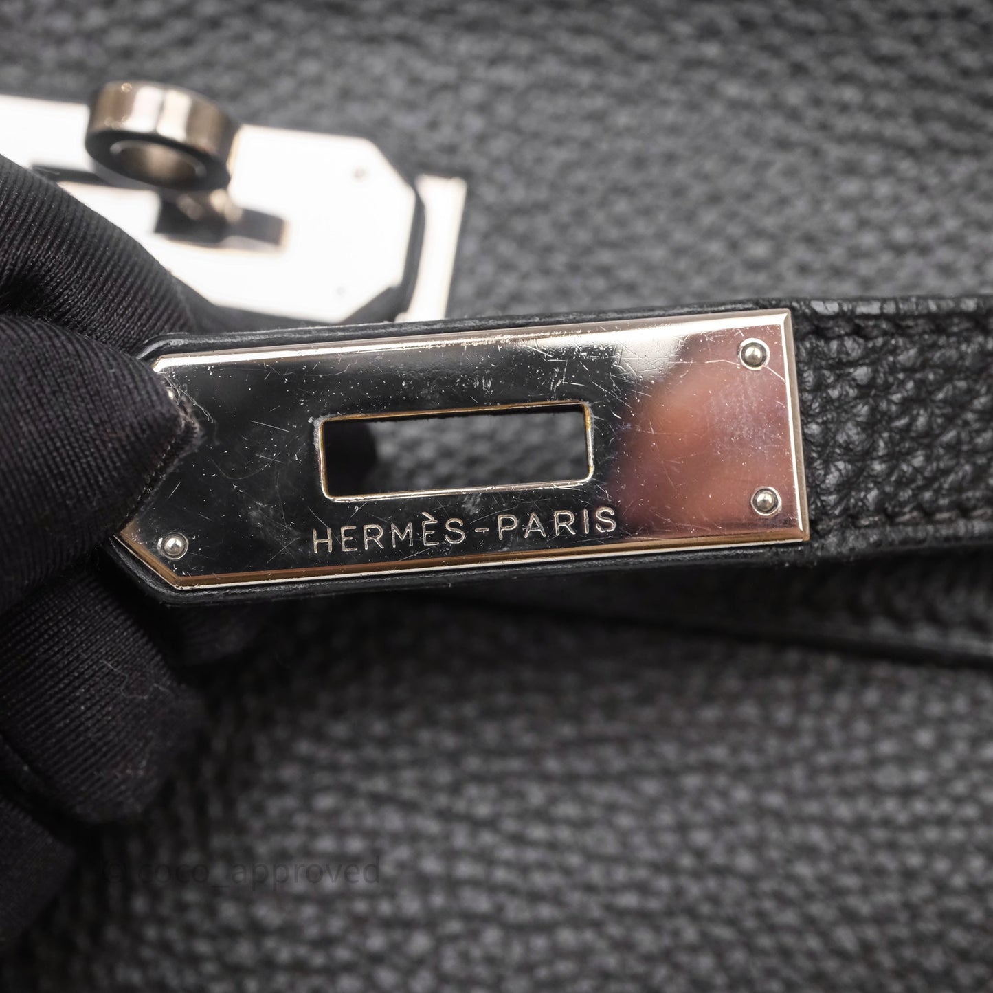 Hermès Kelly Ado Backpack GM Black Noir 89 Togo Palladium Hardware