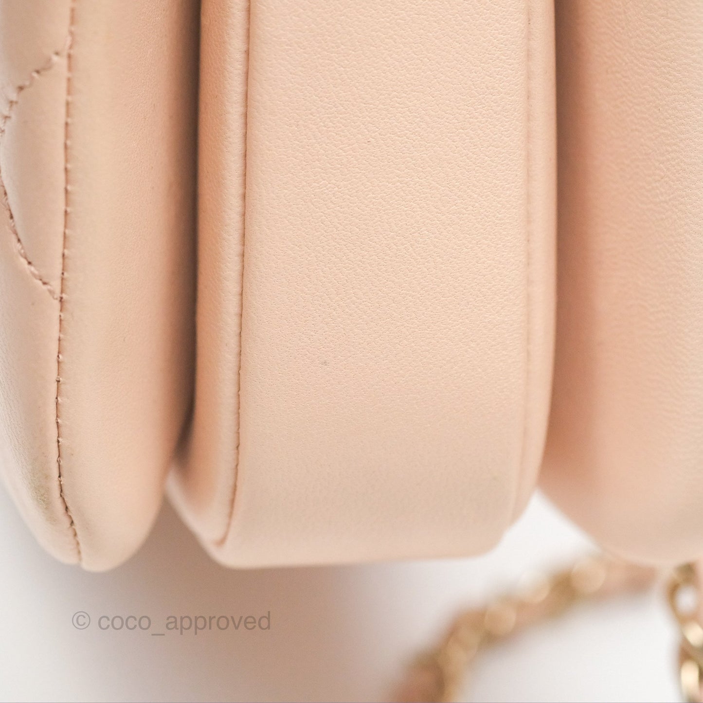 Chanel Trendy CC Small Beige Lambskin Gold Hardware