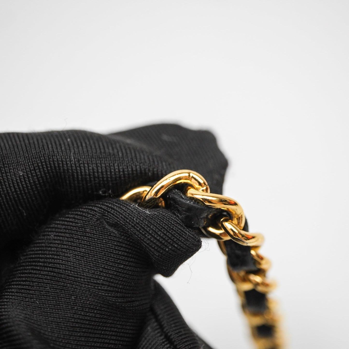 Chanel Quilted WOC Black Caviar Gold Hardware