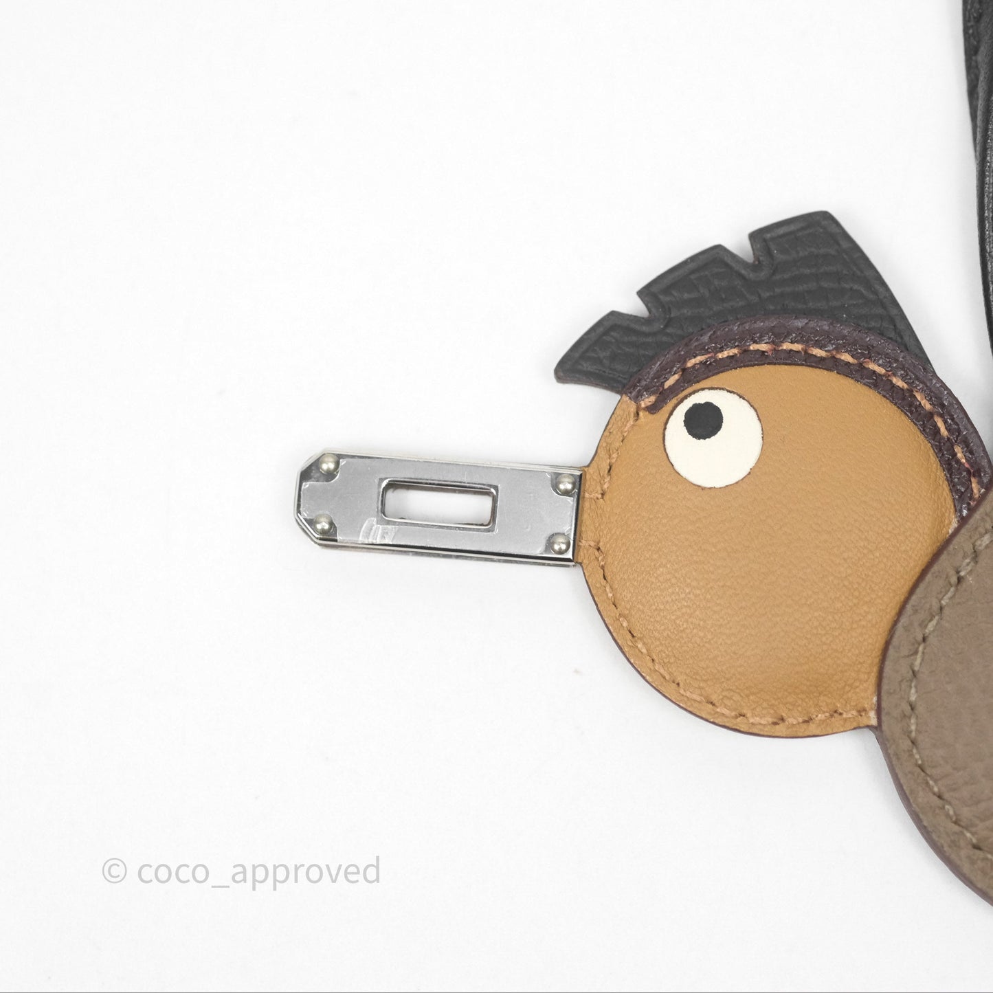 Hermès Birdy Charm Epsom Palladium Hardware