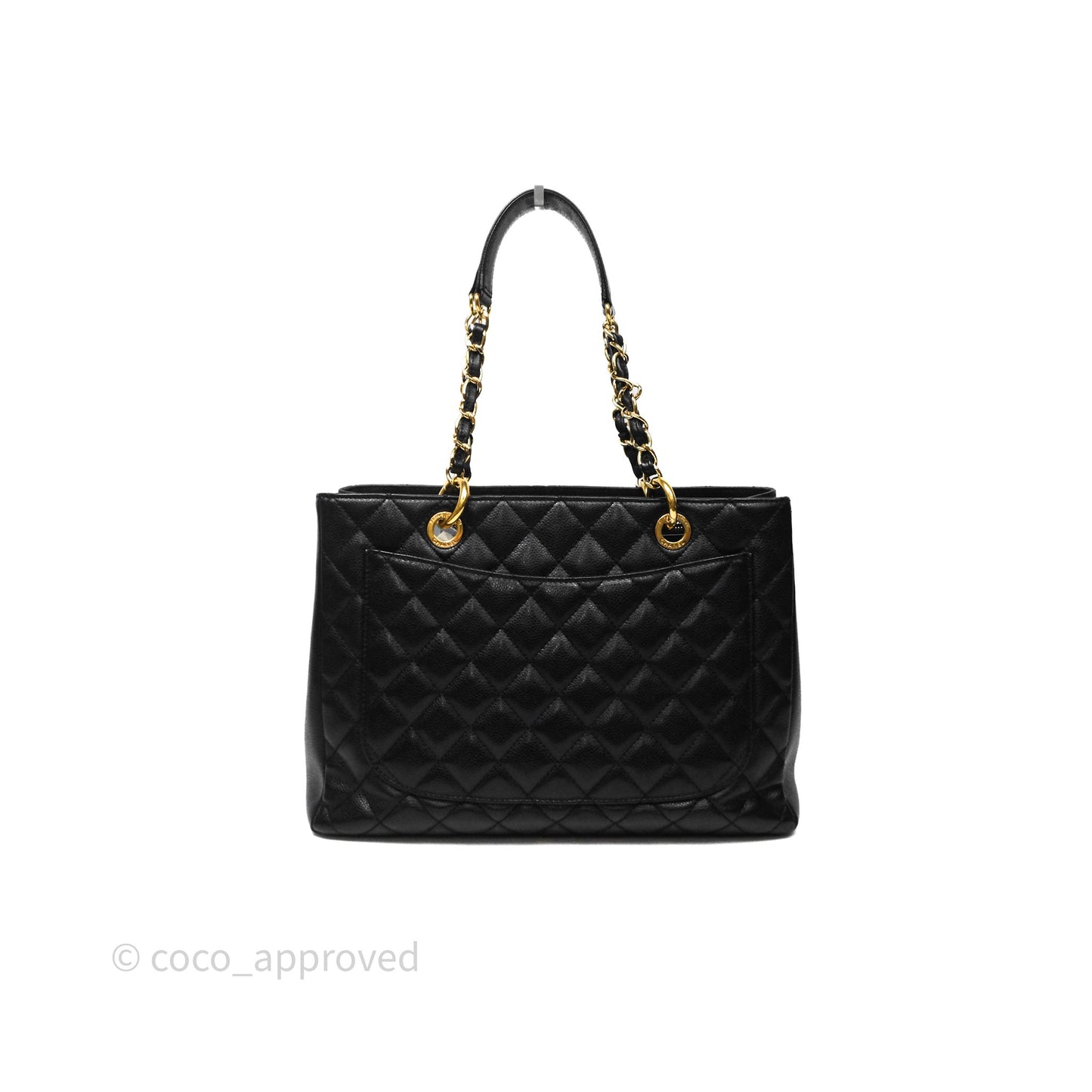 Chanel GST Black Caviar Gold Hardware