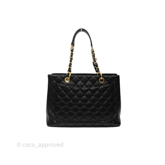 Chanel GST Black Caviar Gold Hardware