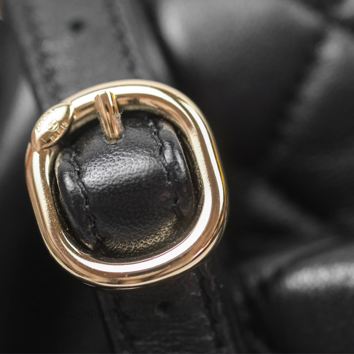 Chanel Quilted Small Duma Drawstring Backpack Black Lambskin