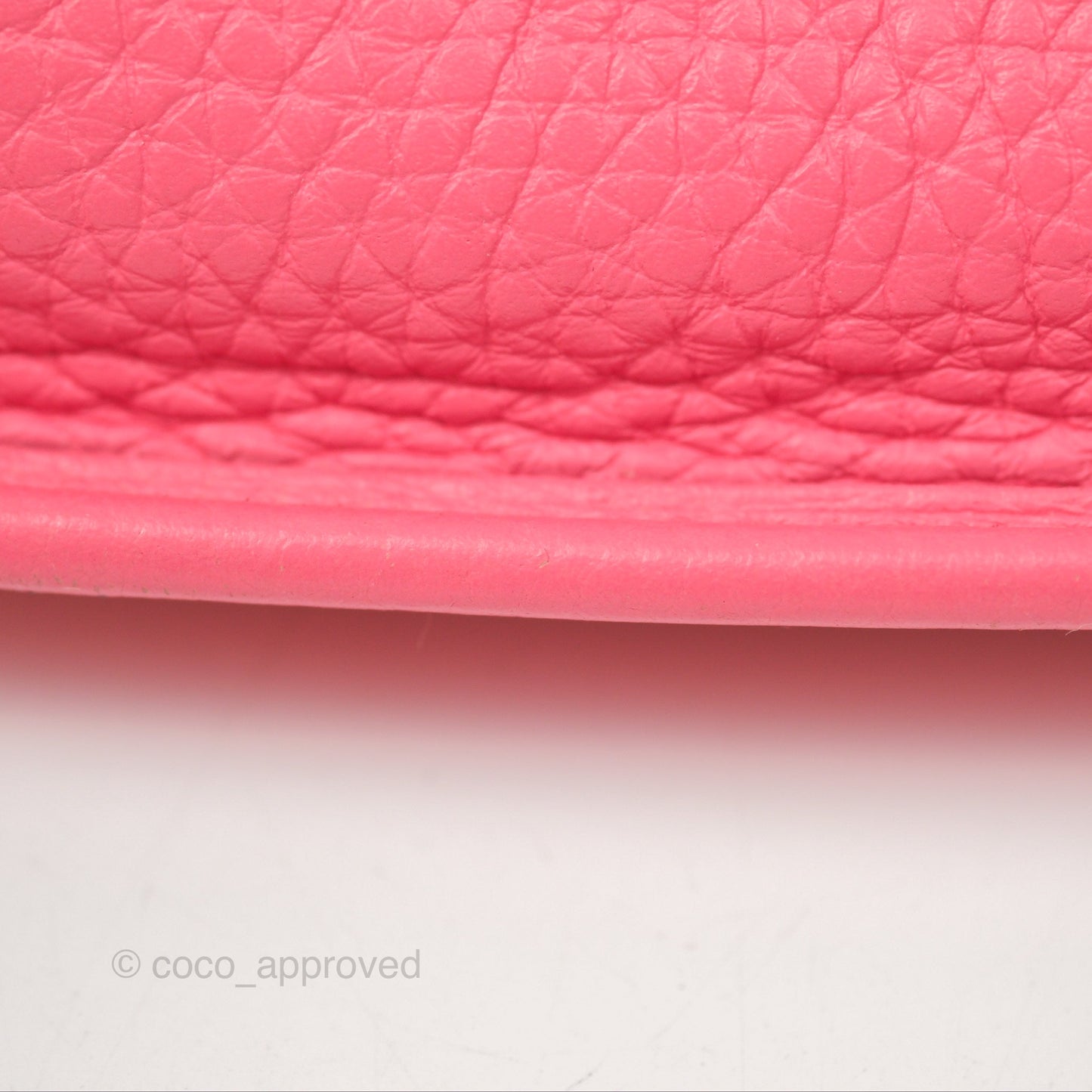 Hermès Mini Evelyne 16 Rose Azalee Clemence Palladium Hardware