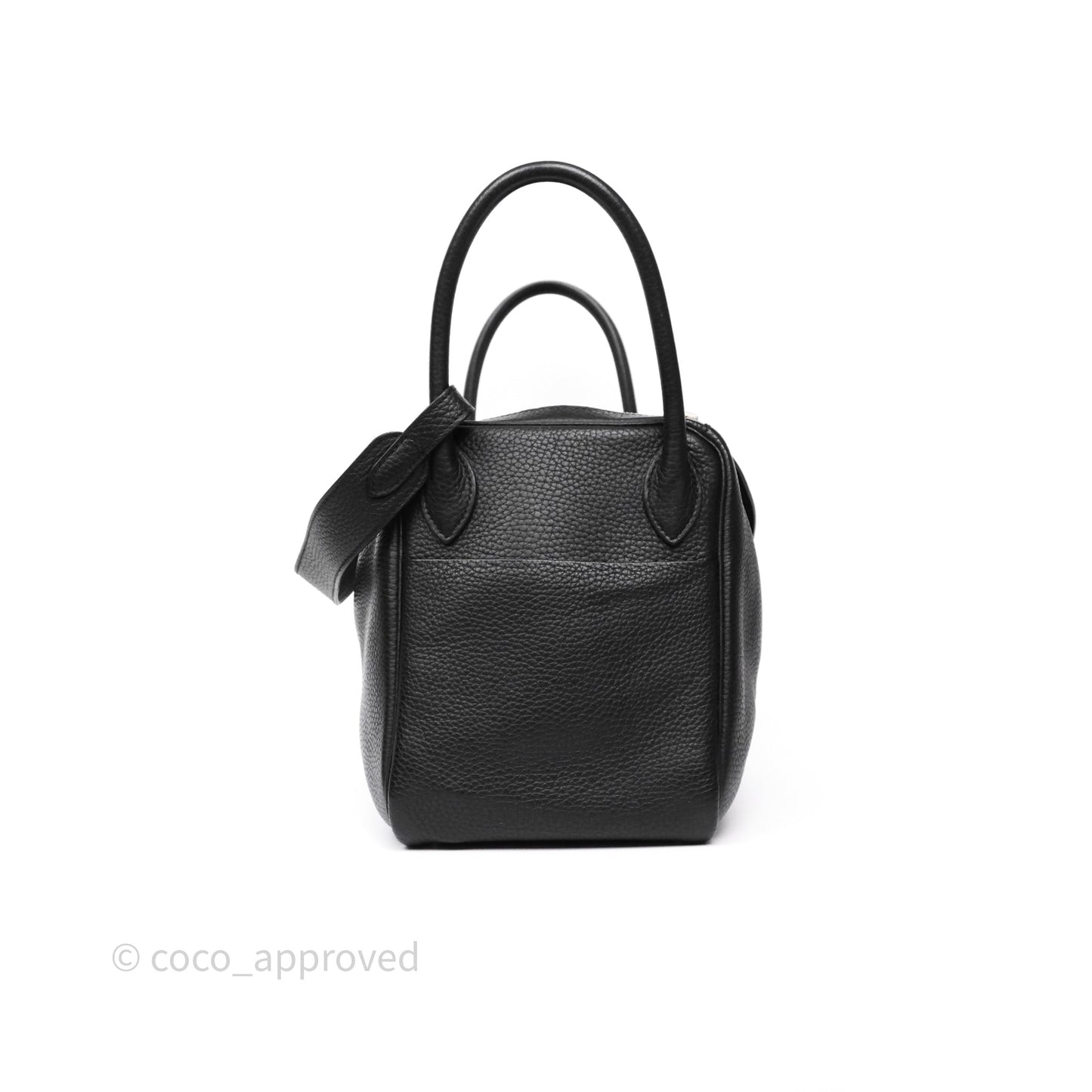 Hermès Lindy 30 Black Clemence Palladium Hardware