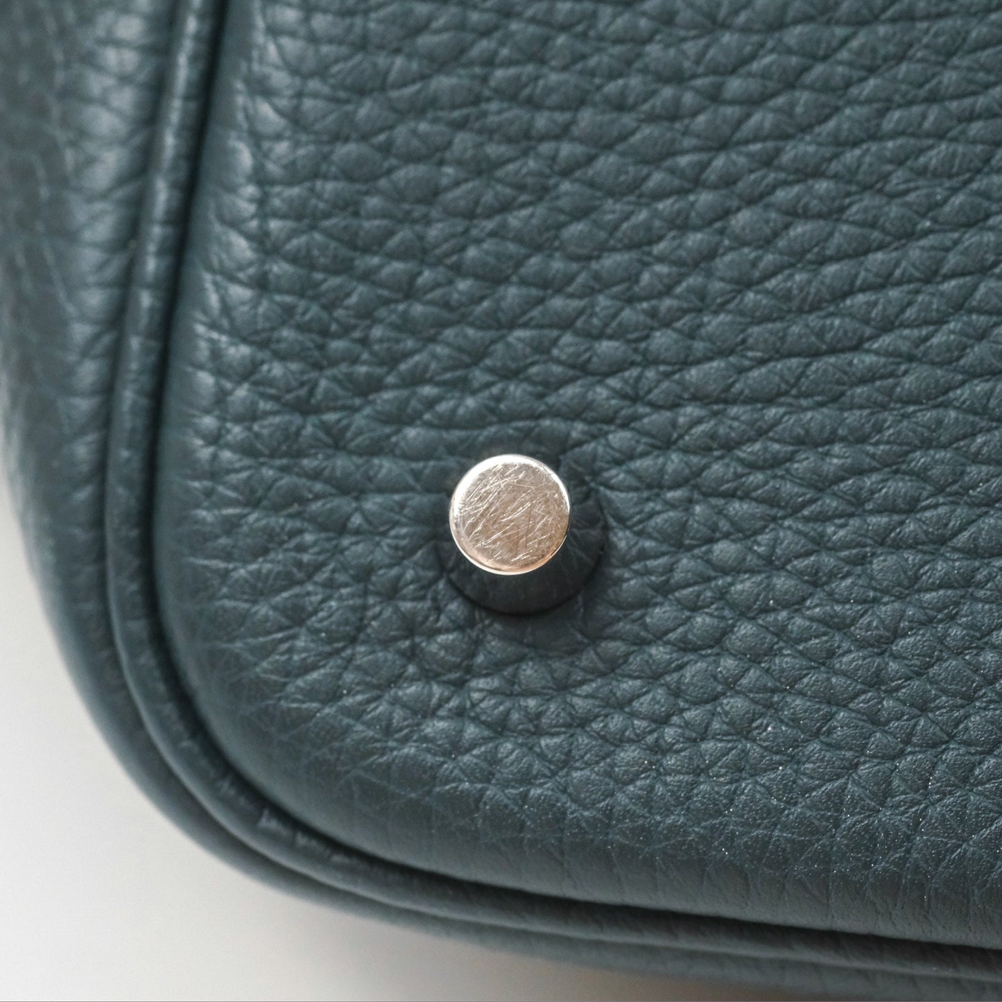 Hermès Picotin Lock 22 Vert Cypress 6O Clemence Palladium Hardware