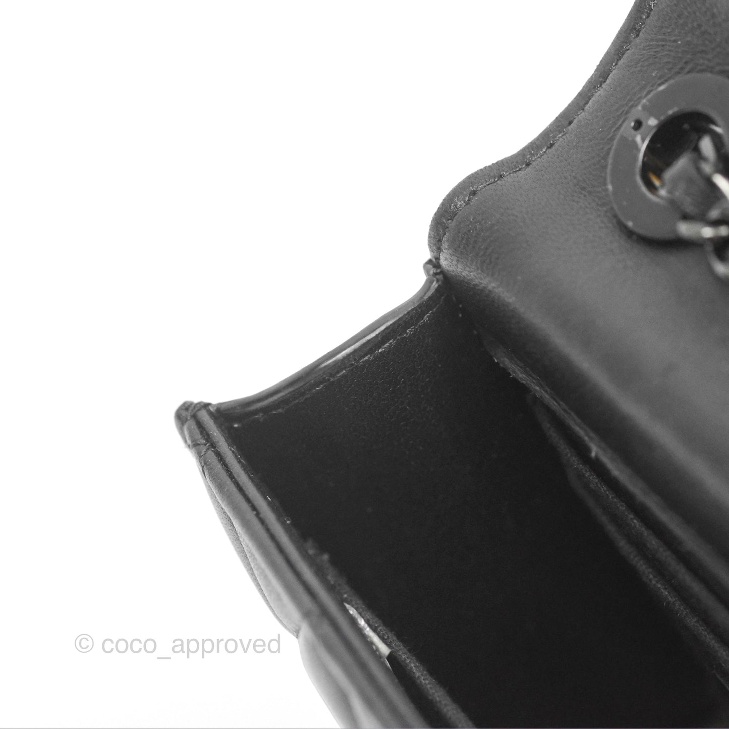 Chanel Mini Trendy CC Clutch With Chain Quilted So Black Lambskin