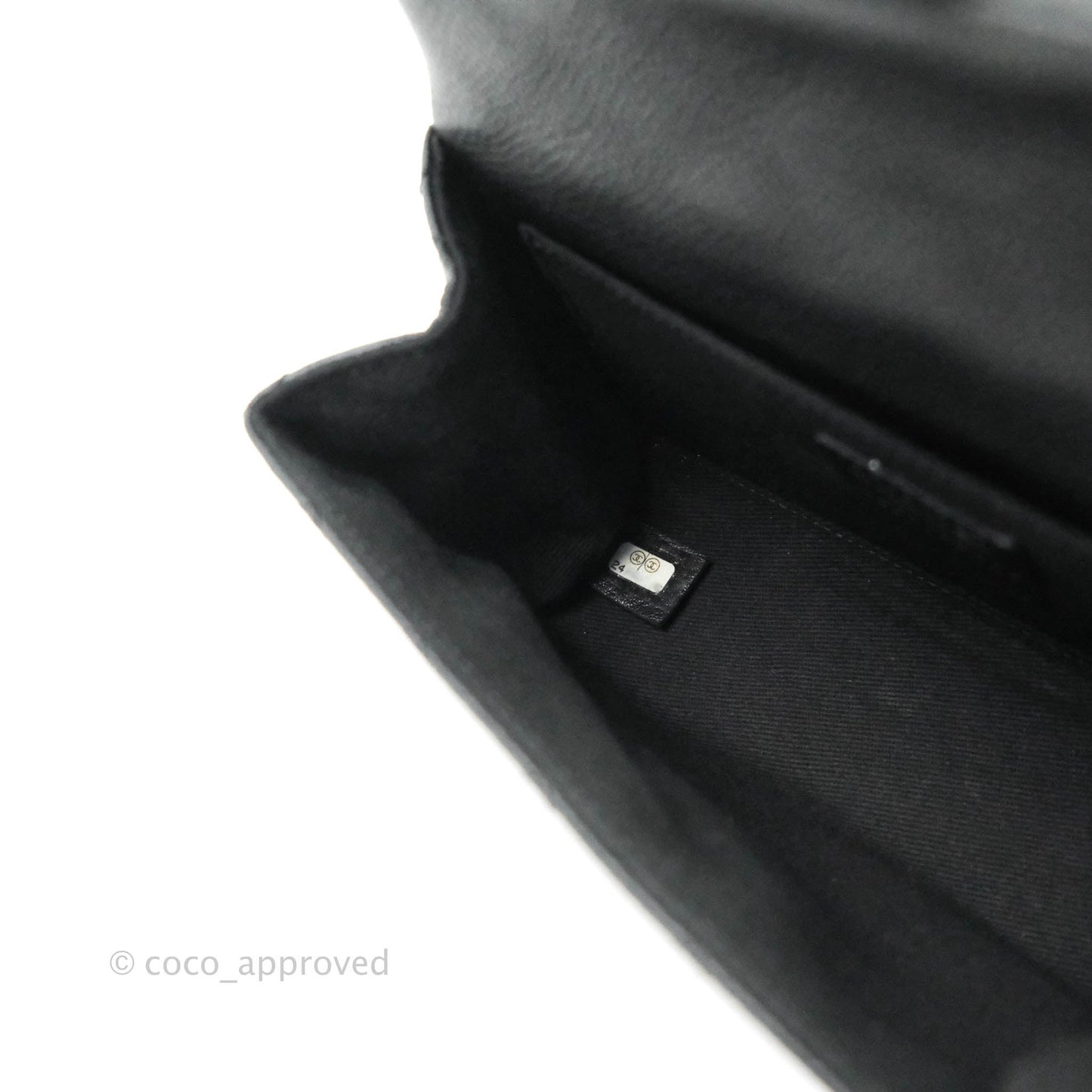 Chanel Reissue Quilted Caviar Belt Bag Black Silver Hardware