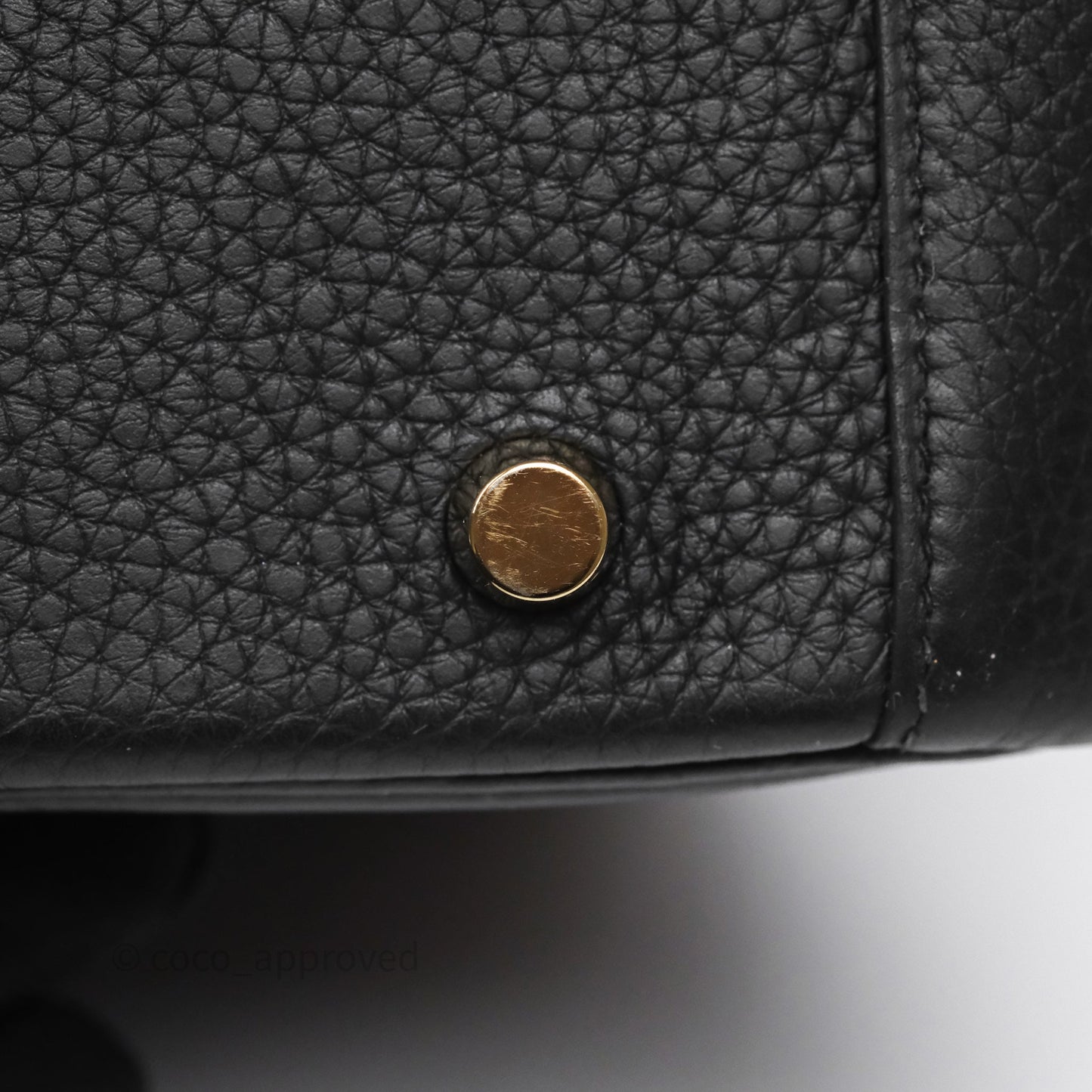 Hermès Lindy 30 Black Noir 89 Clemence Gold Hardware