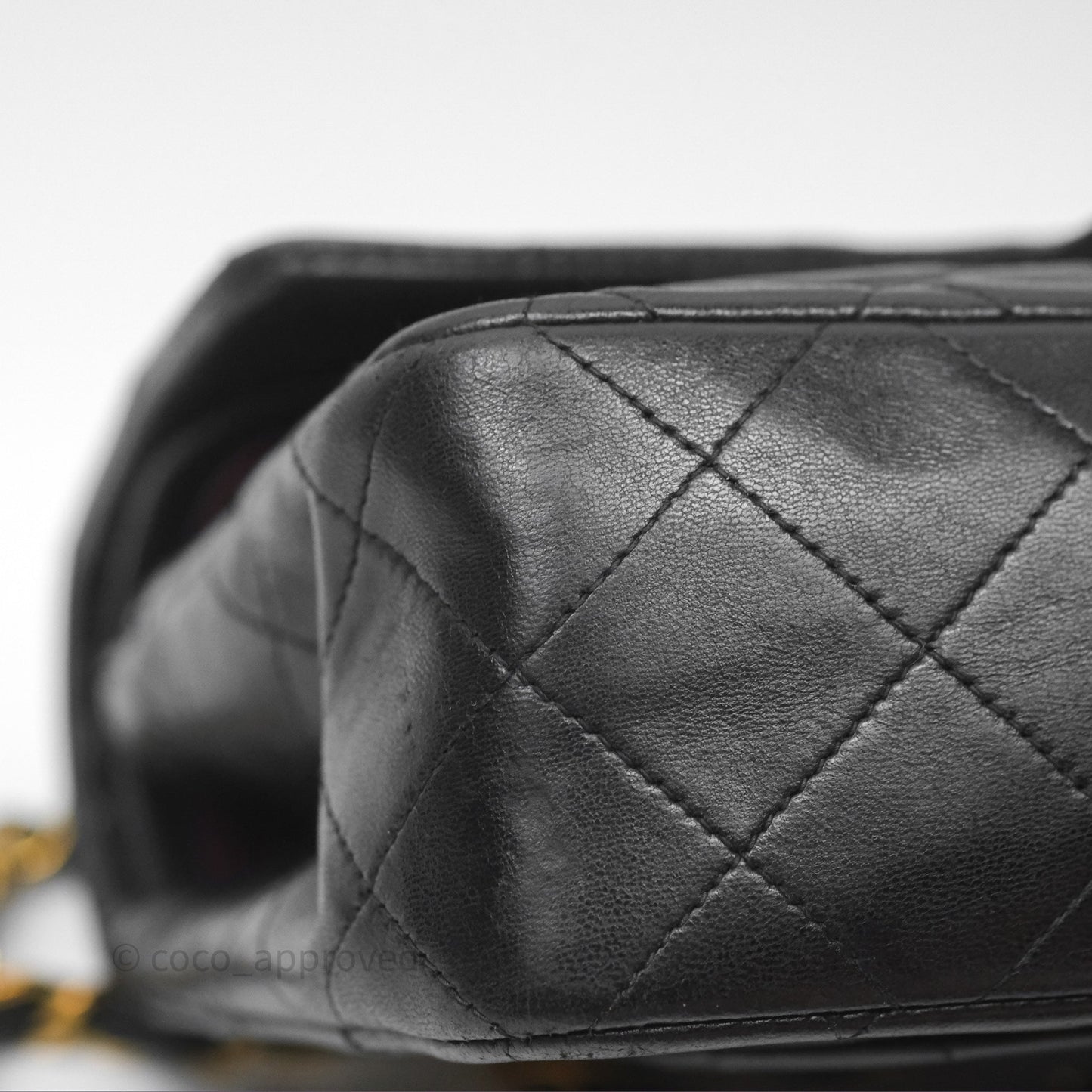 Chanel Classic Vintage Small Flap Black Lambskin 24K Gold Hardware