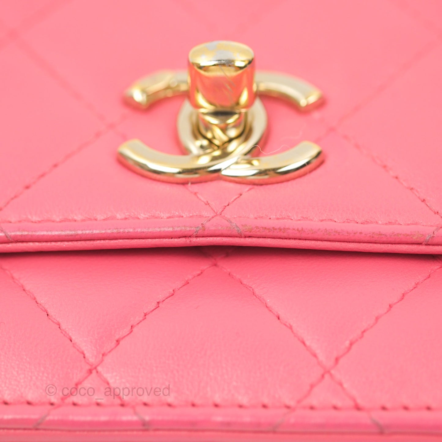 Chanel Trendy CC WOC Pink Lambskin Gold Hardware