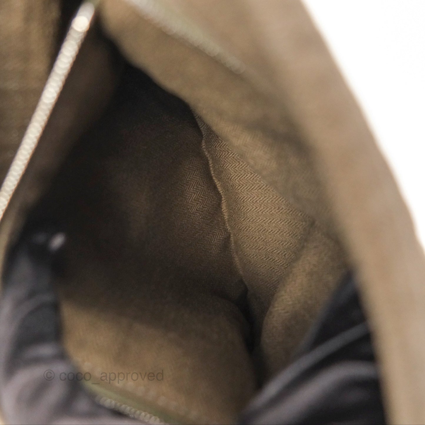Hermès 2-way Maline Bag Khaki Canvas
