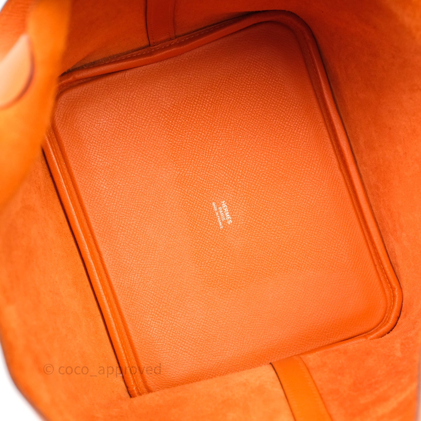 Hermès Tressage De Cuir Picotin Lock 22 Abricot I9/ Rose Azalée 8W/ Gold 37 Epsom Palladium Hardware