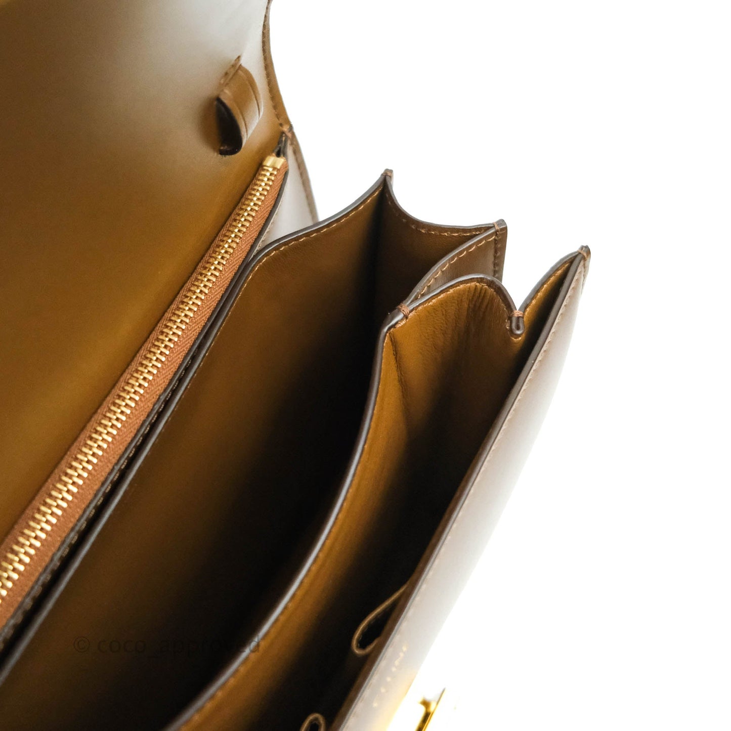 Celine Medium Classic Box Flap Caramel Calfskin