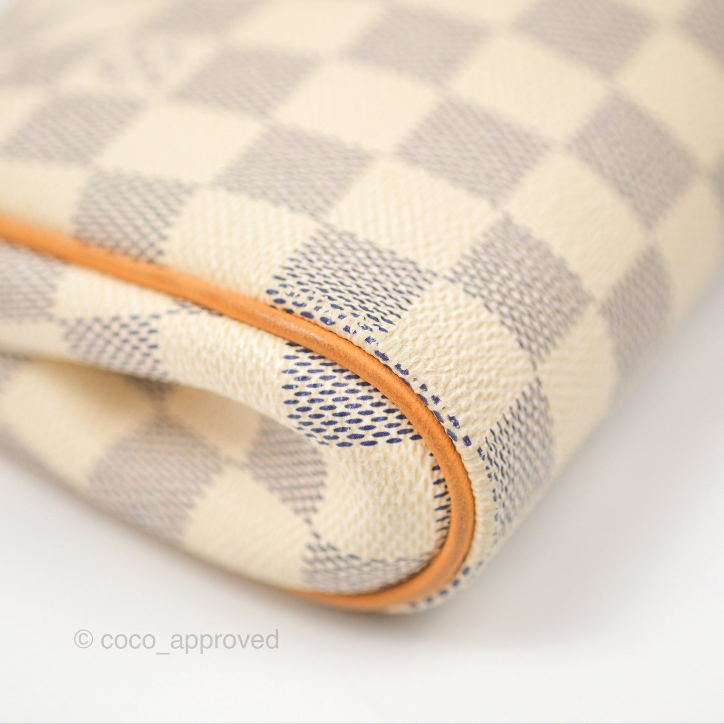 Louis Vuitton Eva Clutch With Strap Damier Azur