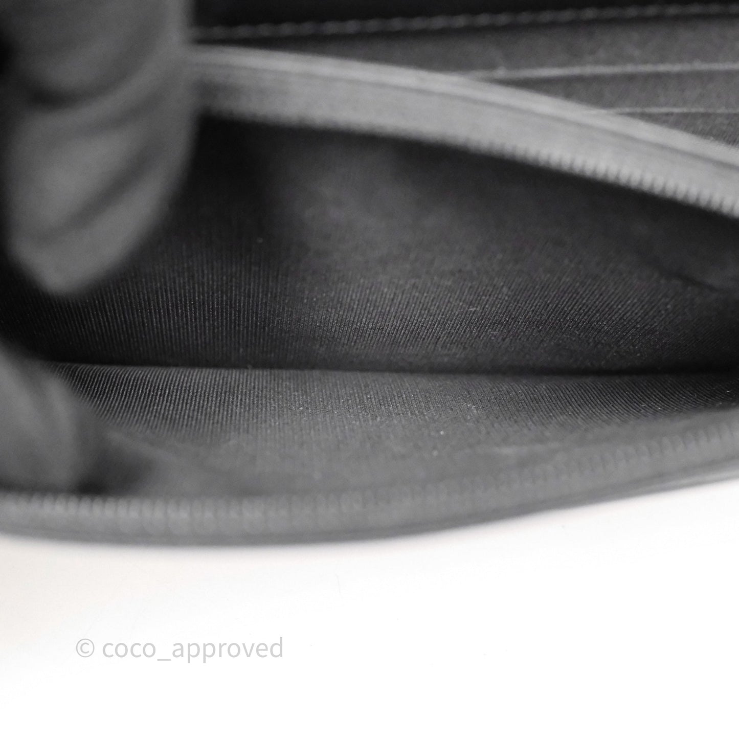 Chanel Cambon Line Wallet On Chain Black Lambskin Bag Silver Hardware