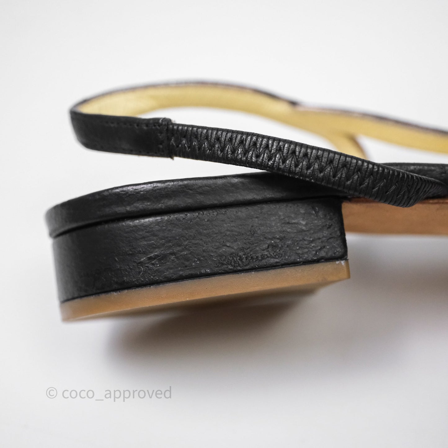 Chanel Classic Slingback Black Size 38