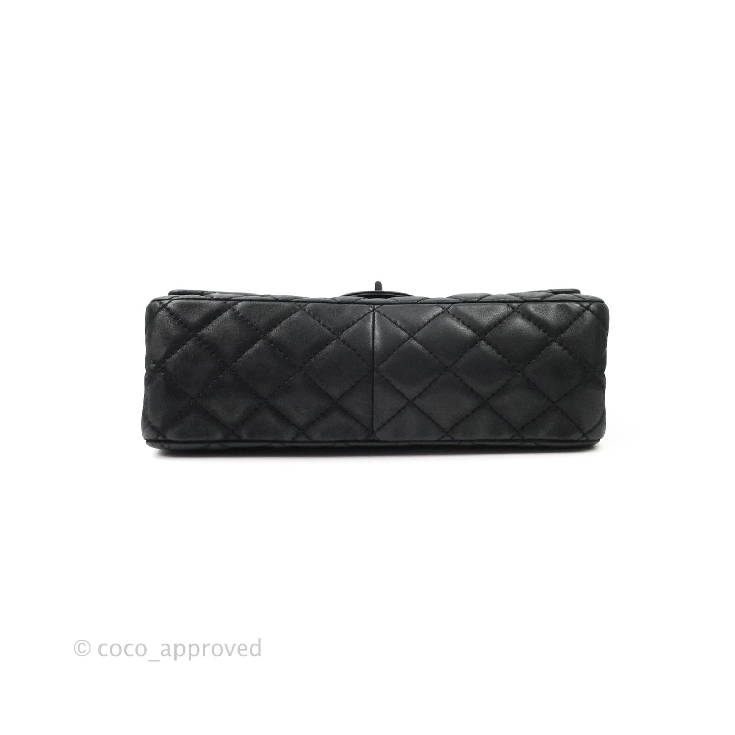 Chanel Reissue Quilted Aged Calfskin Black Ruthenium Hardware 226