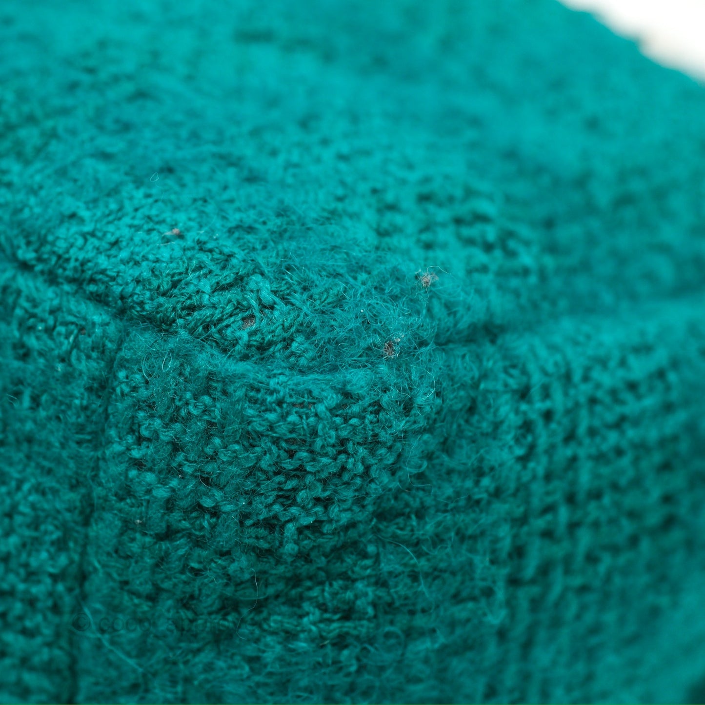 Chanel 19 Small Teal Green Tweed Mixed Hardware
