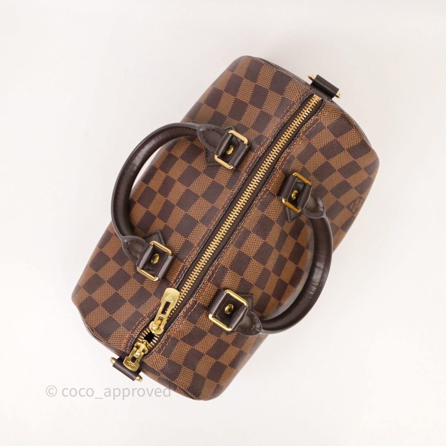 Louis Vuitton Speedy 25 Damier Canvas Gold Hardware