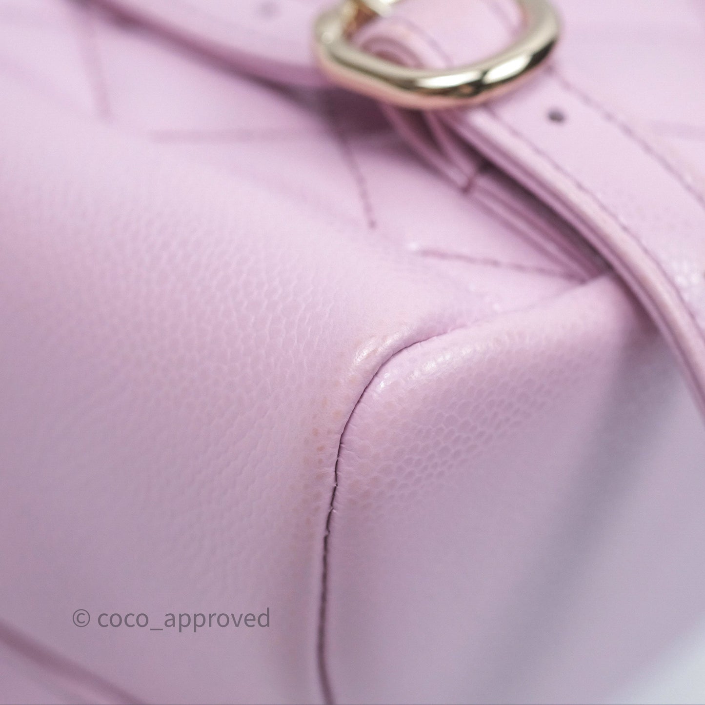 Chanel Mini Duma Backpack Pink Lilac Caviar Gold Hardware