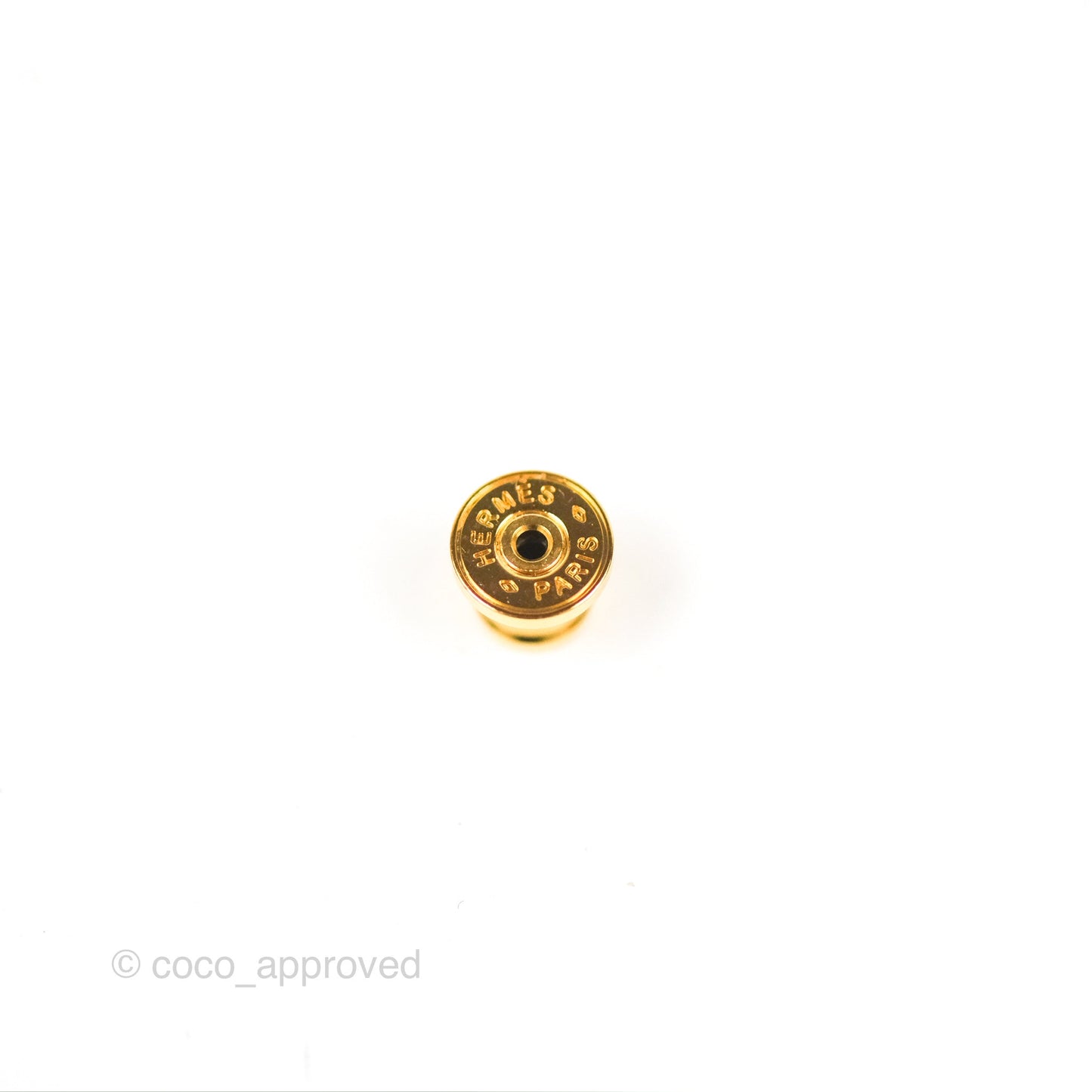 Hermès Mini Pop H Earrings Black Gold