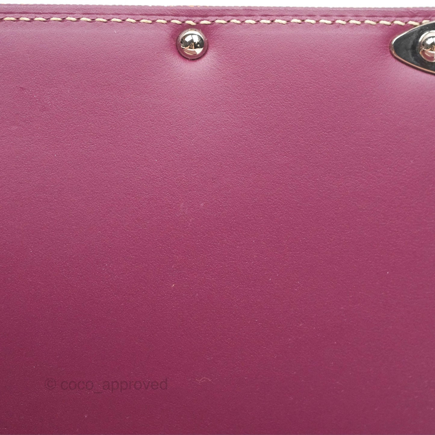 Goyard Monte-Carlo Bois Clutch Wine Red Goyardine Canvas